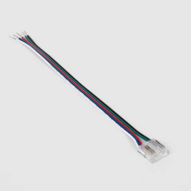 Přípojka Click s Kabelem pro LED Pásek RGBW 24V DC COB IP20 Šířka 12mm