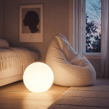 Afbeelding van Decoratieve bolvormige lamp Evan Orb lichtbol