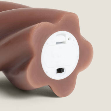 Afbeelding van LED waskaarsen set van 2 met golvend design Velia