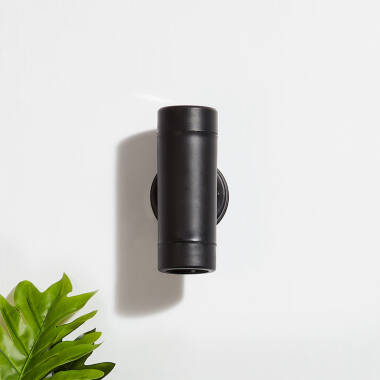 Applique da Parete per Esterni Doppia Luce Satin