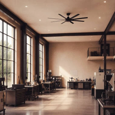 Immagine di Ventilatore da soffitto silenzioso DC Hidra