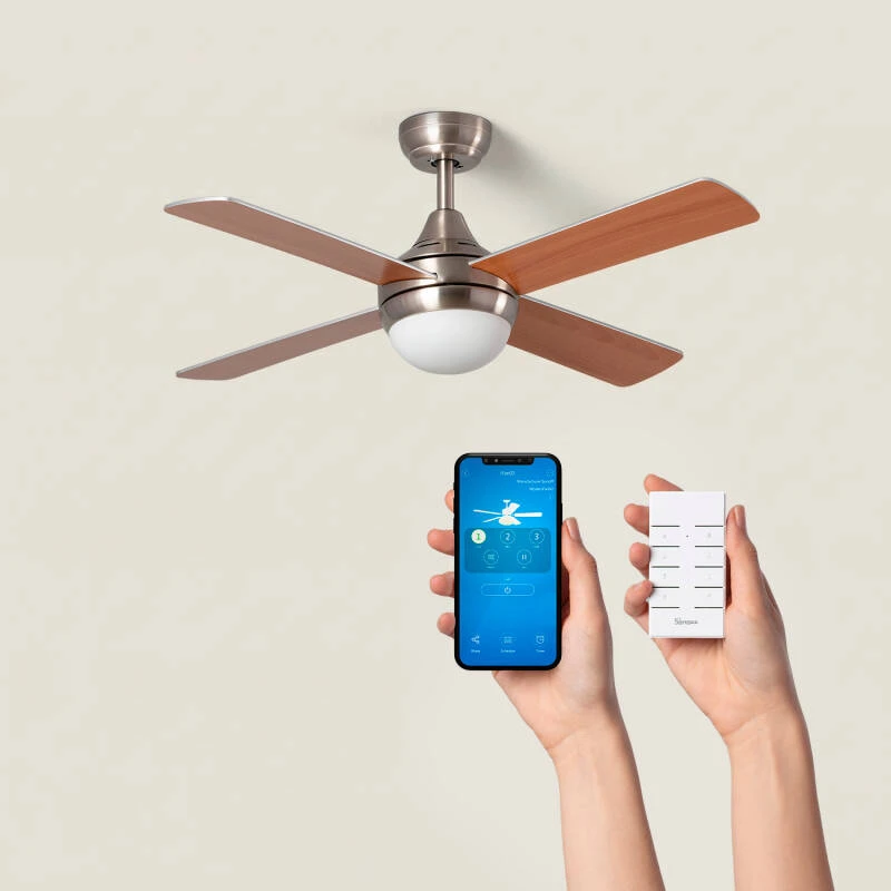 Bild von Deckenventilator Navy Nickel 110cm WiFi