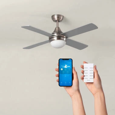 Bild von Deckenventilator Navy Nickel 110cm WiFi