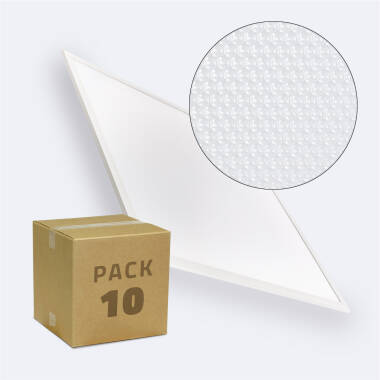 10er Pack LED Panel 62x62 cm 100 lm/W 40W UGR19 ohne Treiber