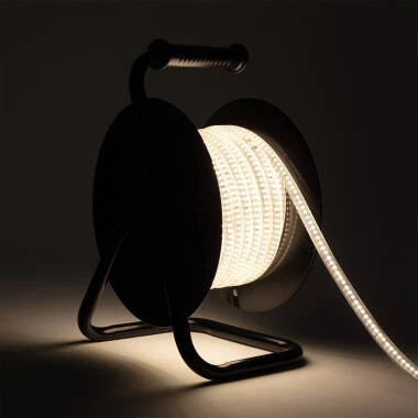 LED-Streifen 220V mit 25m Rolle 10 W/m 1000 lm/m IP65 für Baustellen und Veranstaltungen