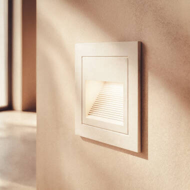 Außenleuchte LED 3W Einbauleuchte Wand quadratisch Olite II