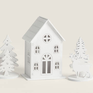 Afbeelding van Kerstdorp LED van Hout Luvia 