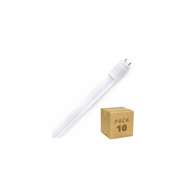 Bild von 10er Pack LED T5 Röhre Glas 1150mm Zweiseitige Einspeisung 16W