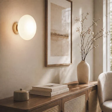 Image of Kurta Glass Wall Lamp