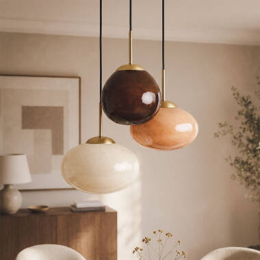 Lampa Wisząca ze Szkła Kurta