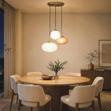 Image of Crystal Pendant Lamp Kurta