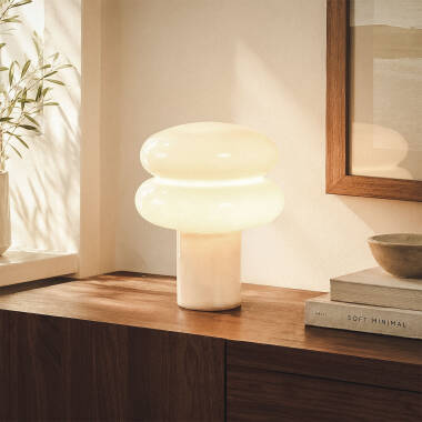 Image de Lampe à Poser Verre Kurta