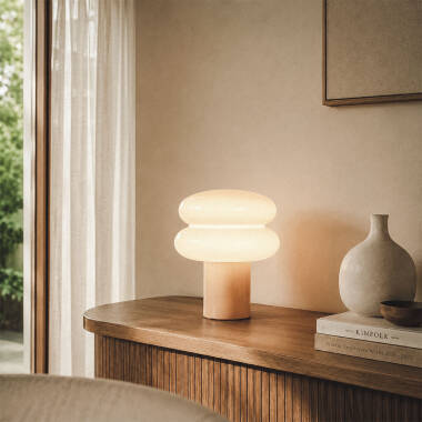 Image of Kurta Glass Table Lamp