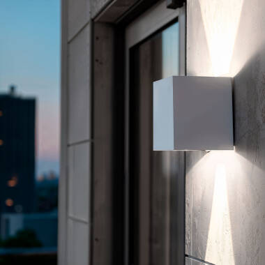 Kinkiet Zewnętrzny LED 6W Aluminiowy Dwustronne Oświetlenie Eros