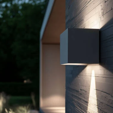 LED Außenwandleuchte 6W Aluminium Doppelbeleuchtung Eros