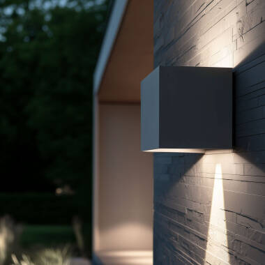 Wandlamp Outdoor LED 6W Aluminium Dubbelzijdige Verlichting Eros