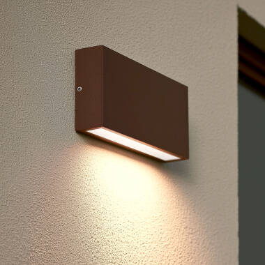 Applique da Parete per Esterno LED 10W Alluminio Illuminazione Doppia Luce CCT Selezionabile Brooky M