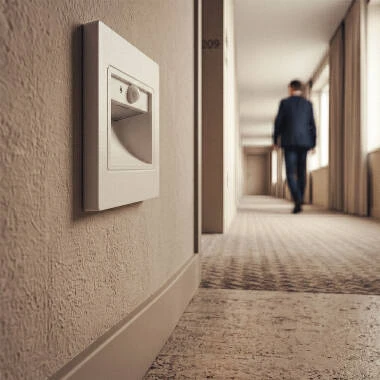 Oprawa Ścienna LED 1.5 W Wbudowana z Czujnikiem PIR i Zmierzchu Bark Biały