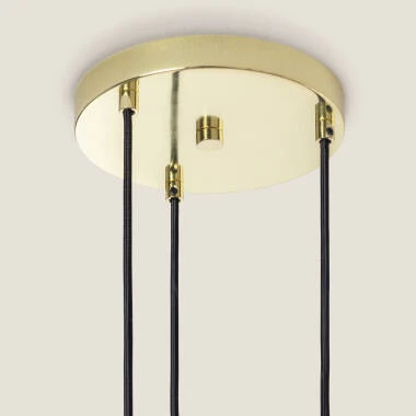 Image de Suspension Métal et Verre Tri Baudelaire