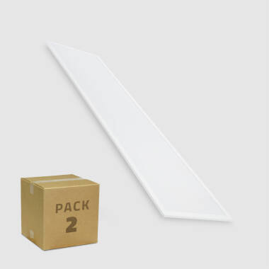 2er Pack LED Panel 120x30 cm 40W 4800 lm PHILIPS Certadrive mit Sicherheitskabel