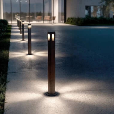 Balise Extérieure LED 5W 60cm sur Pied en Saillie Daryl