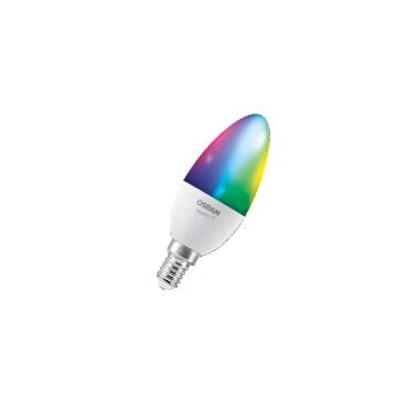 E14 WiFi RGBW Dimmable LED Bulb  4.9W B40 470 lm LEDVANCE Smart+
