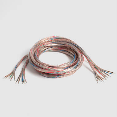 Câble Électrique Gaine 5 Conducteurs H03VV-F3 pour Barre Linéaire LUXOR PRO