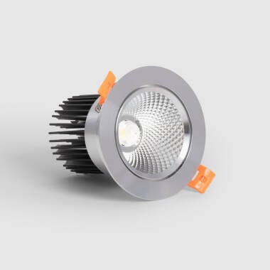 Downlight LED 15W Okrągły COB CRI90 Wycięcie Ø90 mm Srebrny