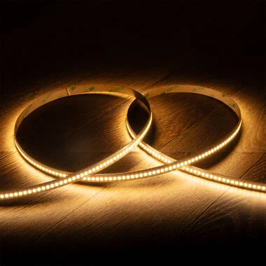LED-strip 24 V SMD 238 LED’s/m Rol van 10 m Lange afstand 14 W/m 1800 lm/m Breedte 10 mm Te knippen om de  3 cm IP20