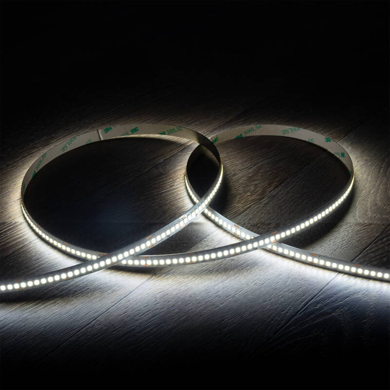 Bild von LED Streifen 24V SMD 238 LED/m Rolle 10m lange Strecken 14W/m 1800lm/m Breite 10mm Schnitt 3cm IP20