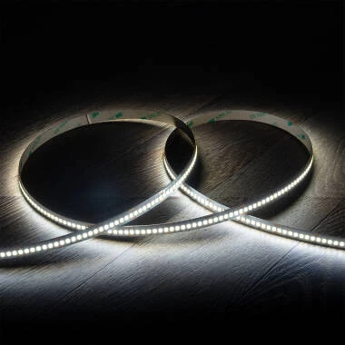 LED-strip 24 V SMD 238 LED’s/m Rol van 10 m Lange afstand 14 W/m 1800 lm/m Breedte 10 mm Te knippen om de  3 cm IP20