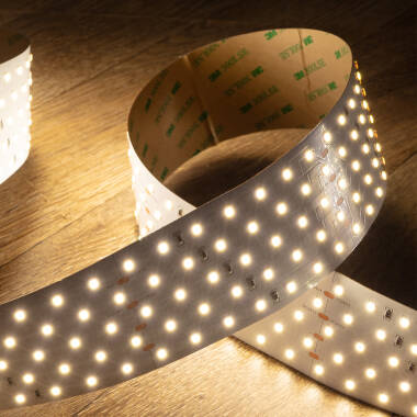 5m 24V Super Wide SMD LED Strip 350LED/m 36W/m 4500lm/m 57mm Wide cut at every 10cm IP20