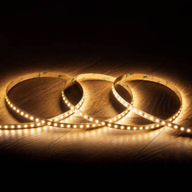 Led Strip 24V SMD 120 LED/m 5m 16W/m 2000lm/m High Lumen Breedte 8mm te kippen om de 5cm IP20