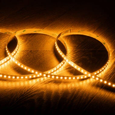 5m 24V LED Strip SMD 140LED/m 12W/m 1400lm/m 8mm Wide Cut at Every 5cm IP20