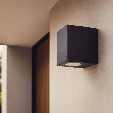 Image of Miseno Outdoor Wall Lamp in Black