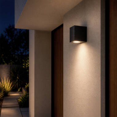 Image of Miseno Outdoor Wall Lamp in Black