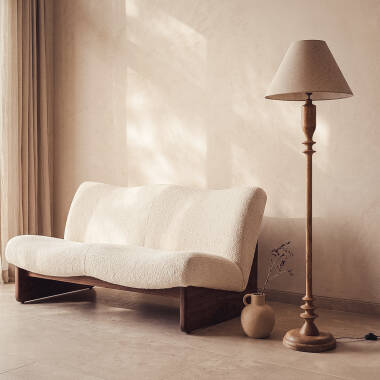 Stehlampe aus Holz Meena ILUZZIA