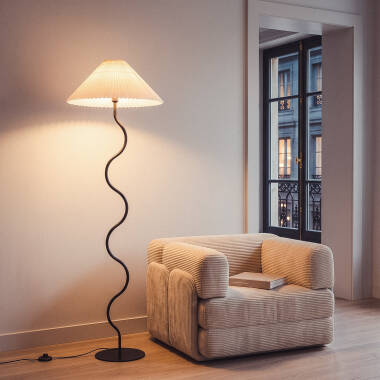 Afbeelding van Staande Lamp Metaal Denahi