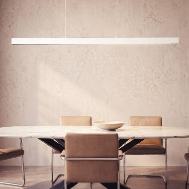 LED Pendelleuchte Lineal 24W Aluminium CCT Doppelseitige Beleuchtung Funky Zapp