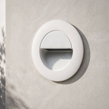 Segnapasso da Incasso a LED 3W per Esterni, Circolare, Olite