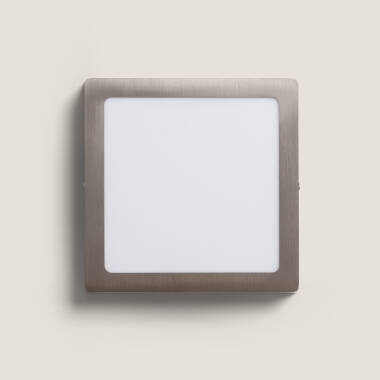 Afbeelding van Plafondlamp Metaal Vierkant Zilver LED 18W 225x225 mm
