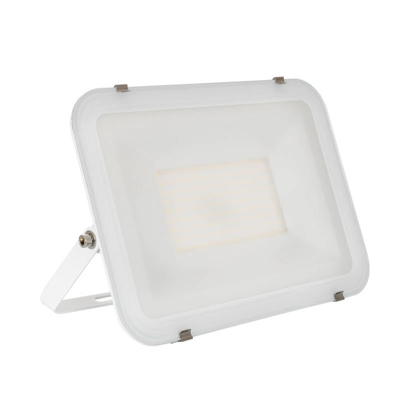 Bild von LED- Fluter 100W 120lm/W IP65 Slim Glas Weiss