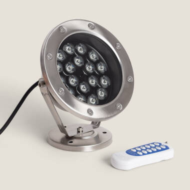 LED-Strahler Tauchfähig RGB 18W Oberfläche 12V DC