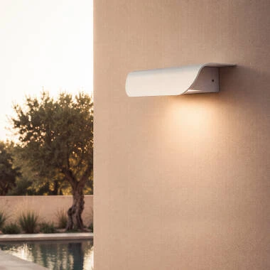 Applique da Parete per Esterni LED 12W Alluminio Agerato