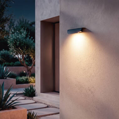 Bild von LED Wandleuchte Außen 12W Aluminium Agerato