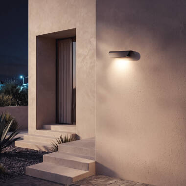 Bild von LED Wandleuchte Außen 12W Aluminium Agerato