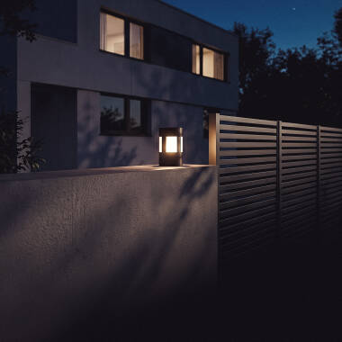 Afbeelding van LED Wandlamp Outdoor 7W Aluminium 14cm Mokka