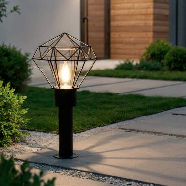 Image of Niamey Stainless Steel Outdoor Bollard 50cm