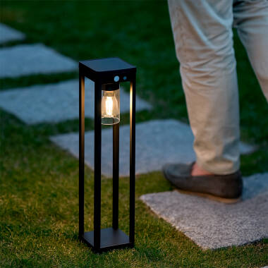 Afbeelding van Baken Outdoor Solar LED 2W 40cm Aluminium met Bewegingssensor Devah