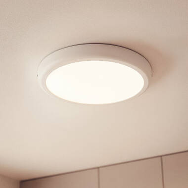 Plafon LED 24W Okrągły Metalowy Ø300 mm Design White